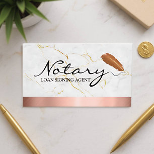 Visita Serviço Moderno de Notário Móvel Cartão Personaliz
