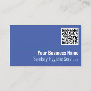 Visita Serviços de Higiene Sanitária Código QR Cartão de 