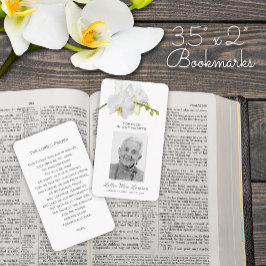 Visita Simples Cartão com fotos de Oração para Memorial F