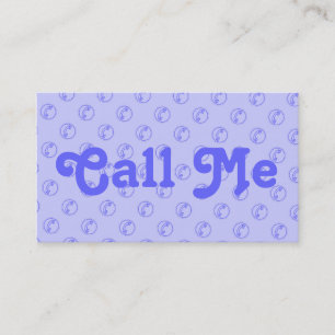 Visita Telefones me chame de cartão