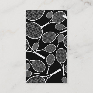 Visita Tênis - cartão de assunto pessoal