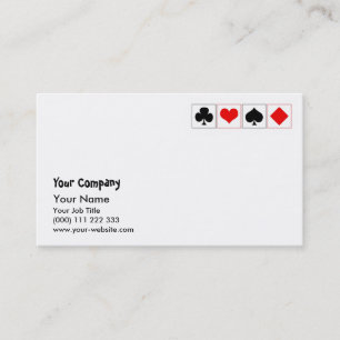 Visita Ternos do cartão de jogo