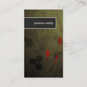 Visita Textura elegante do verde do Grunge do cartão de