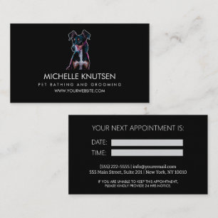 Visita Trendy Pet Bathing e Cartão de Compromisso de Emer