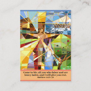 Visita Venha ao Cartão de Oração de Jesus