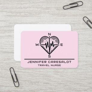 Visita Viagem Nurse RN, LVN, LPN, Caretaker Cartão de vis