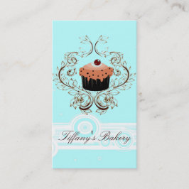 Visita Vintage Victoria Rico Boutique Blue Cartão de visi