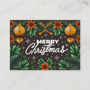 Visita Xmas Tropical Oferece o Cartão de Saudação de N