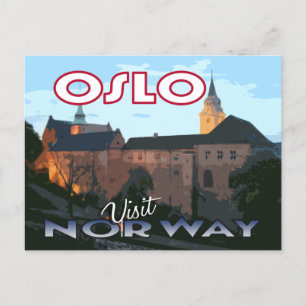 Visitar... Oslo, Noruega - cartão postal