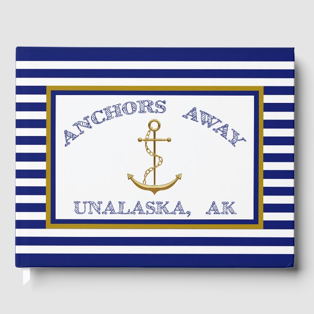 Visitas Âncoras Longe - Livro de Convidados (Frente)