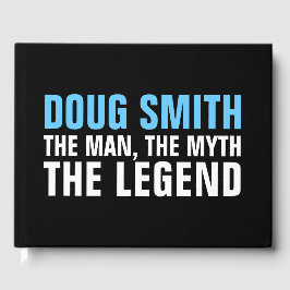 Visitas Aniversário masculino / Livro de convidados do Par