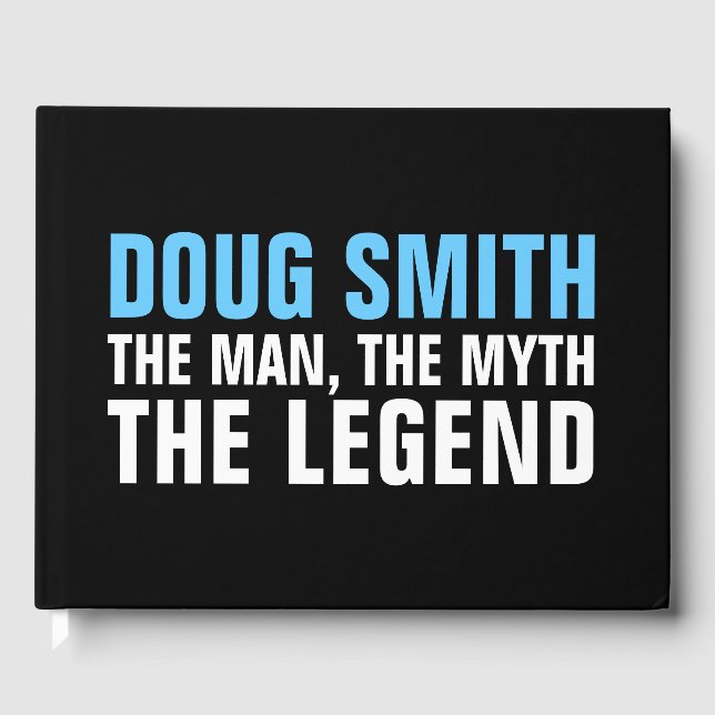 Visitas Aniversário masculino / Livro de convidados do Par (Frente)