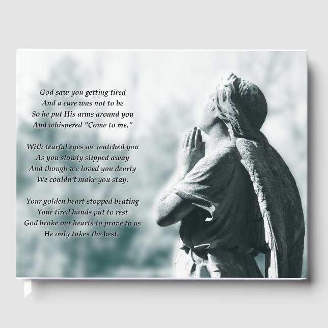 Visitas anjo orador livro de hóspedes (Frente)