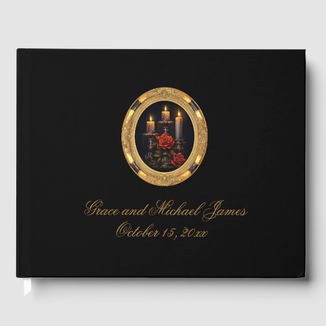 Visitas Bastante Gótico Livro de Convidados (Frente)