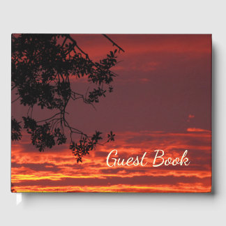 Visitas Belo Livro de Convidado Sunset
