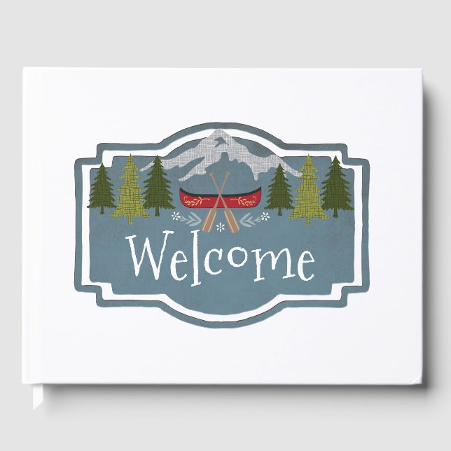 Visitas Bem-vindo ao Livro de Convidados de Cabina (Frente)