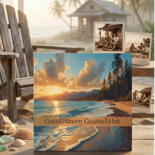 Visitas Cabana da Praia do Pôr-do-Sol Ondas Livro de Visit