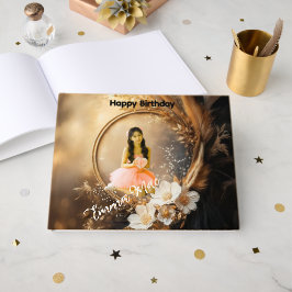 Visitas Celebração de Quinceañera Livro Falso Personalizad