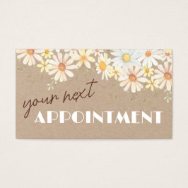 Visitas de aquarela no cartão de compromisso de pa