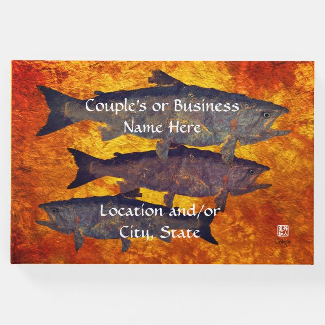 Visitas Escola de Salmão - Livro de Convidados (Frente)