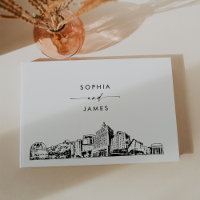 Livro Convidado de Casamento Skyline San Jose