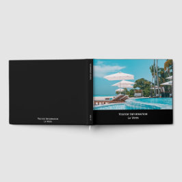 Visitas Livro Convidado Moderno Negro | Aluguer de Férias 