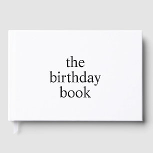 Visitas Livro de Aniversário para Presente de Primeiro Ani