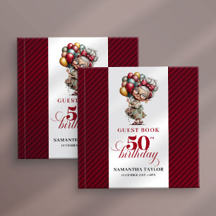 Visitas Livro de assinaturas de convidados para aniversári