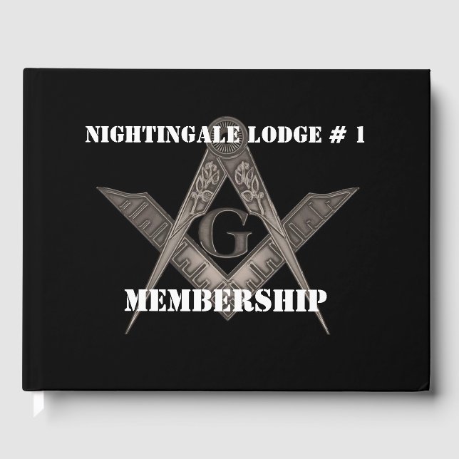 Visitas Livro de Associações do Freemason (Frente)