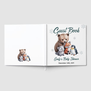 Visitas Livro de Chás de fraldas de Animais da Floresta de