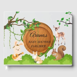 Visitas Livro de Chás de fraldas de Animais Florestais