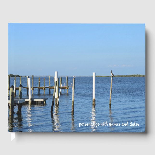 Visitas Livro de Convidado Antigo Dock (Frente)