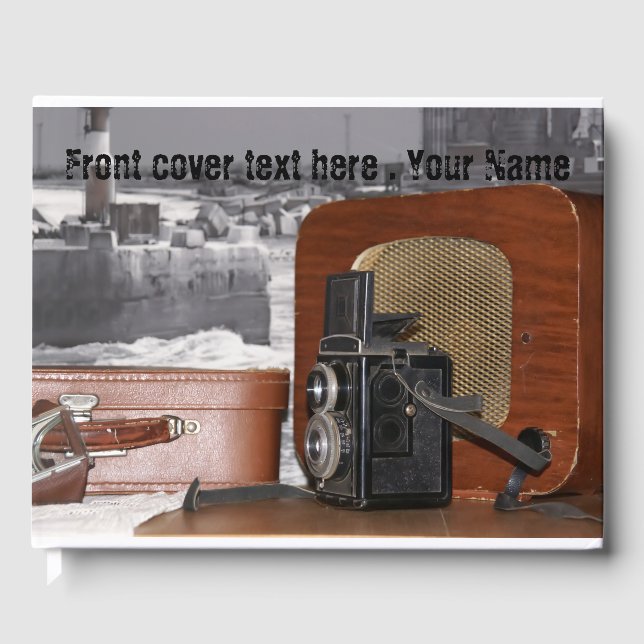 Visitas Livro de Convidado da Câmara de Vídeo Analógica Re (Frente)