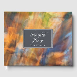 Visitas Livro de Convidado da Nature Abstrato