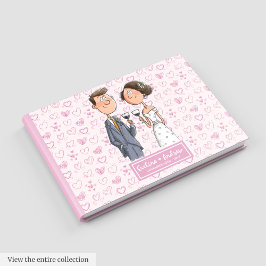 Visitas Livro de Convidado do Casal Humor de Casamento por