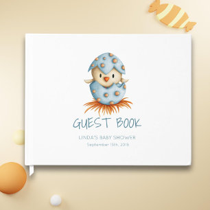 Visitas Livro de Convidado do Chá de fraldas de Aves