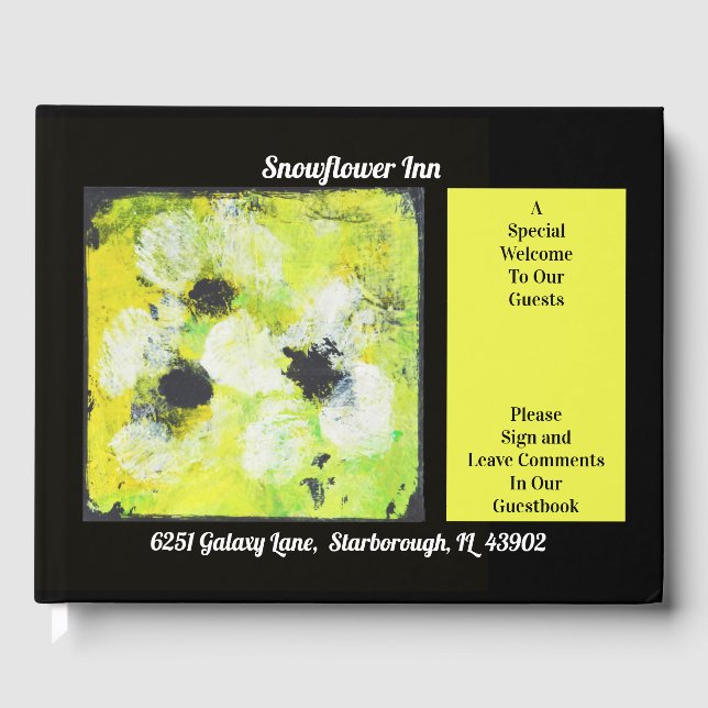 Visitas Livro de Convidados Alugueres de Flores Neves (Frente)