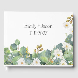 Visitas Livro de Convidados Casamento Botânico Eucalyptus 
