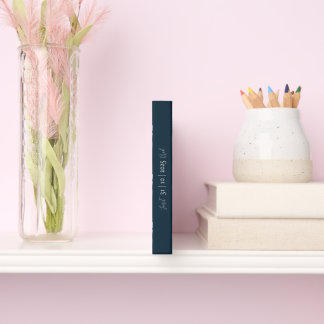 Visitas Livro de Convidados Clássico Azul Floral