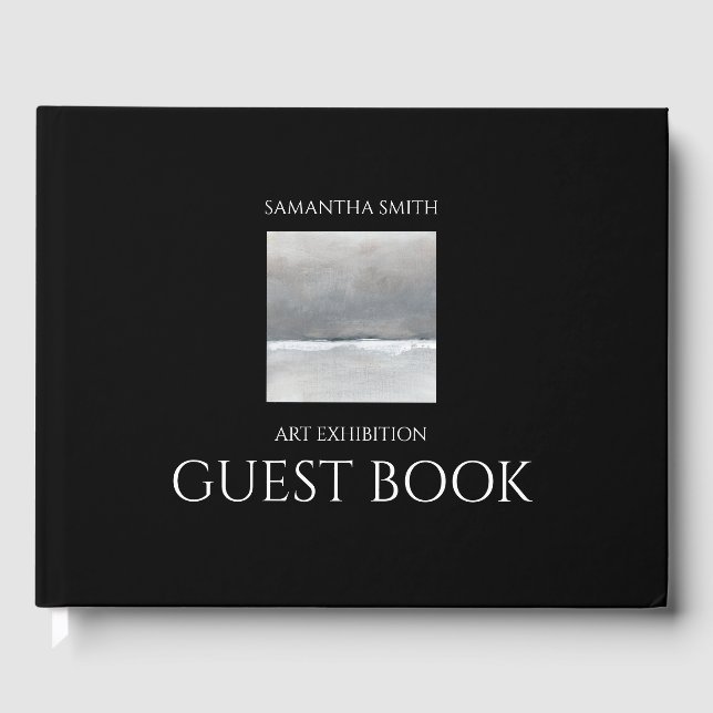 Visitas Livro de Convidados da Apresentação de Artes Moder (Frente)