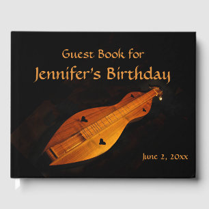 Visitas Livro de Convidados da Festa de aniversário Dulcim