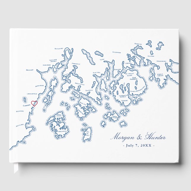 Visitas Livro de Convidados de Camden - Mapa de Encanament (Frente)