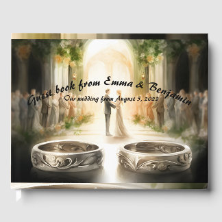 Visitas Livro de Convidados de Casamento