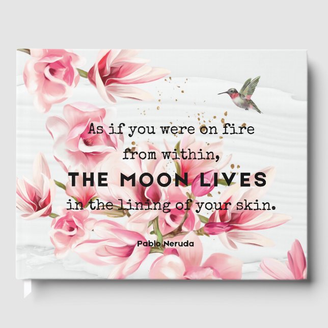 Visitas Livro de Convidados de Casamento (Frente)