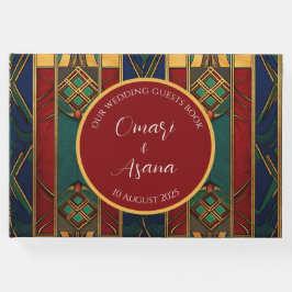 Visitas Livro de Convidados de Casamento Africano Personal