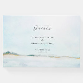 Visitas Livro de Convidados de Casamento Oceanfront de Aqu