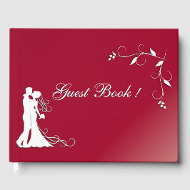 Visitas Livro de Convidados de Casamento Personalizado Bur