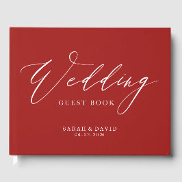 Visitas Livro de Convidados de Casamento Personalizado com