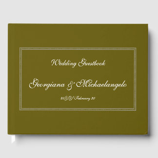 Visitas Livro de Convidados de Casamento Personalizado Sim