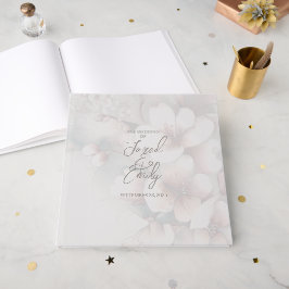 Visitas Livro de Convidados de Cereja de Casamento